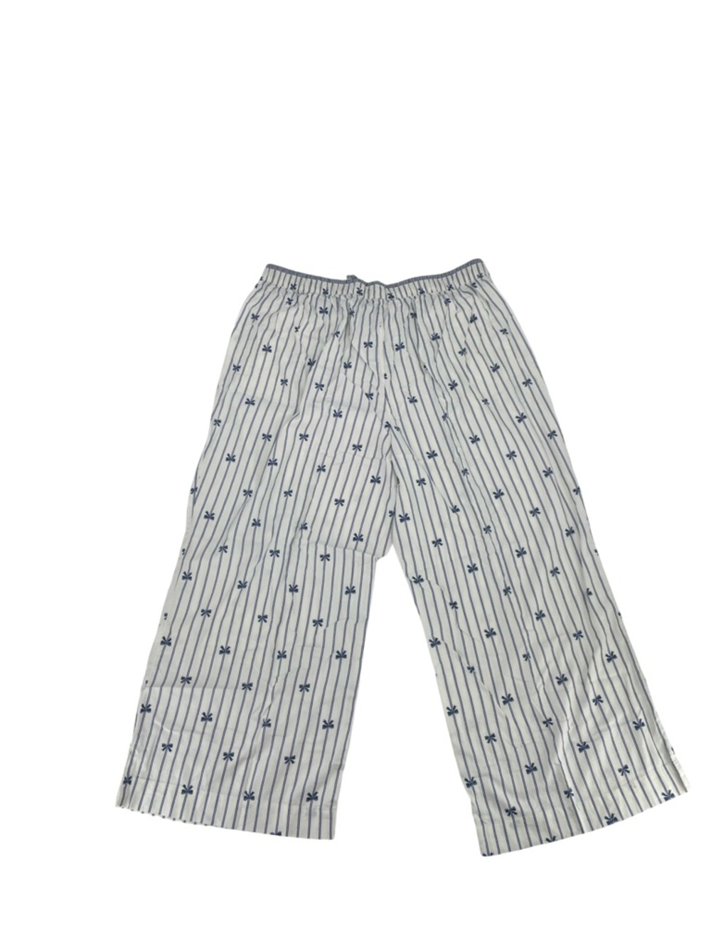 AERIE Women's wide-leg pajama or lounge pants Size XXL White, Blue Y2K NWT - Picture 1 of 10